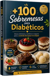 +100 Sobremesas para Diabéticos